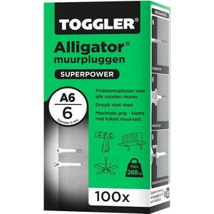 Toggler A6 - 100 Alligator Plug - 6mm (100st)