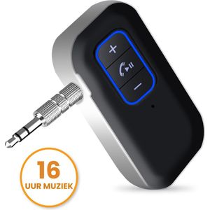 Drivv. Bluetooth Receiver - 16 uur draadloos - BT 5.0 - 3.5MM AUX - Bluetooth Ontvanger - Bluetooth Receiver Auto