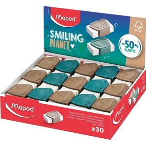 Maped Smiling Planet gum, display van 30 stuks