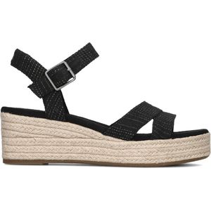 Toms Audrey Sandalen - Met Sleehak - Dames - Zwart - Maat 40