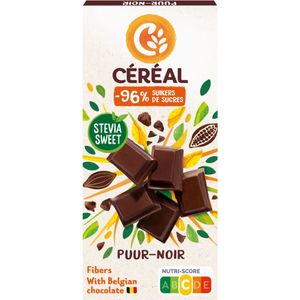 Céréal Chocoladetablet Puur - 12 x 85 gr- Voordeelverpakking