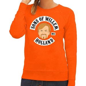 Sons of Willem sweater / trui oranje dames - Koningsdag kleding XS