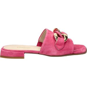 Gabor Slippers roze Suede - Maat 37.5