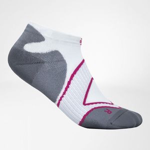 Bauerfeind Run Performance, Mid Cut Socks, women, wit, 41-43 - 1 Paar