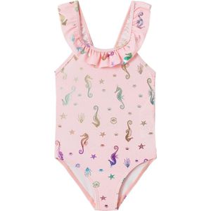 NAME IT NMFZAMAR SWIMSUIT Meisjes Badpak - Parfait Pink - Maat 98/104