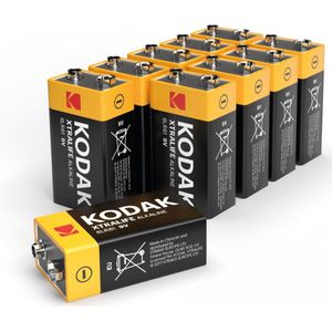 Kodak XTRALIFE - Alkaline 9V batterij - 10 pack