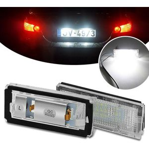 Kentekenverlichting Led SMD BMW E46 wit