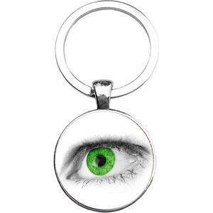 Sleutelhanger Glas - Oog