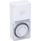 Grundig Mechanische Tijdschakelaar - Tijdschakelklok - Handmatig - 15x8 cm - Stopcontact