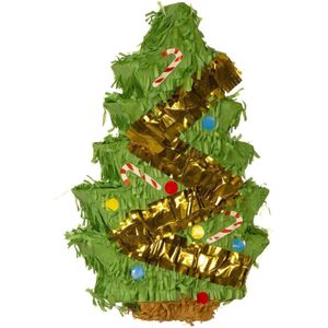 Smiffys - Christmas Tree Piñata Feestdecoratie - Groen