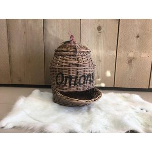 Keuken Mand - Ui - Rustic Rattan - Rieten Uienmand - Opbergmand - Voorraadmand - H37cm - Uienmand - Onions - Mand - Basket