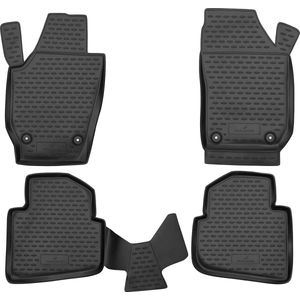 Walser Rubberen Voetmatten XTR geschikt voor Skoda Roomster (5J) 2006 - 2015