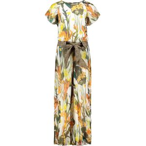 Like Flo Meisjes jumpsuit + riem - Leaf