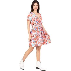 Lilie rose MIDI SHIRT Spring 2025 DRESS WVN-Pink- Dames Jurk - Size M/L