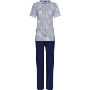 Katoenen grafische pyjama Pastunette - Blauw - Maat - 46