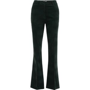 WE Fashion Dames velvet flared pantalon