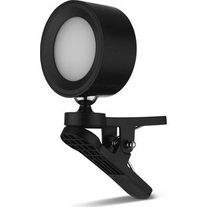 Klemlamp Accu met Dimbare LED Verlichting - 360° Draaibaar en Ideaal voor Binnen en Buiten