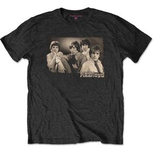 Pink Floyd - Sepia Cravats Heren T-shirt - M - Zwart