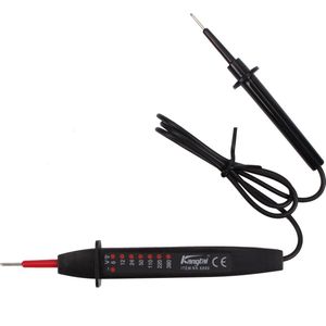 CCLIFE - 2-Polige Spanningstester - Veelzijdige Toepassingen - 6-380V - AC/DC - Spanningstester - Fasetester - Dubbel Geïsoleerde tip