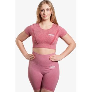 Forza Naadloze Crop Top Roze