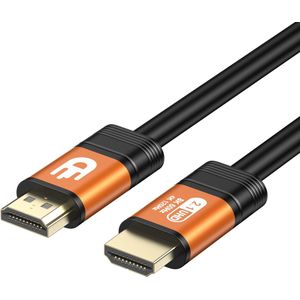 Drivv. Premium HDMI Kabel 2.1 - Ultra HD 8K - 4K 120hz - Geschikt voor Xbox Series X & PS5 - 3 meter - Oranje