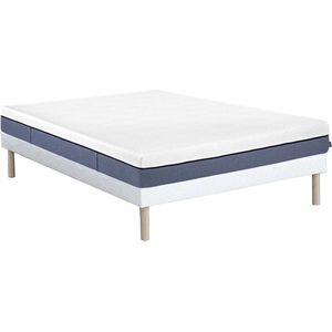 Vente-unique Set 160 x 200 cm gewatteerde bedbodem + matras met pocketveren en 7 zones met vormgeheugen, dikte 24 cm - KASUI van YSMÉE L 200 cm x H 31 cm x D 160 cm