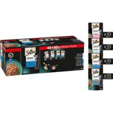 Sheba Kattenvoer Sauce Collection - Natvoer - Vis Selectie in Saus - 40 x 85g Mega Pack