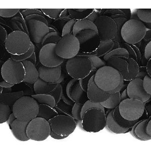 Luxe zwarte confetti 3 kilo - Feestconfetti - Halloween/Horror feestartikelen versieringen