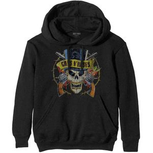 Guns N' Roses - Top Hat Hoodie/trui - S - Zwart