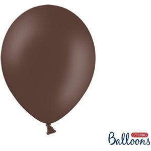 Strong Ballonnen 30cm, Pastel Cocoa bruin (1 zakje met 100 stuks)