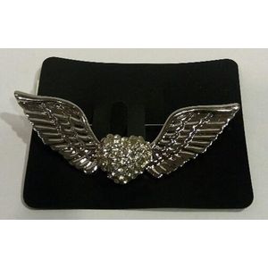 broche wings met stras