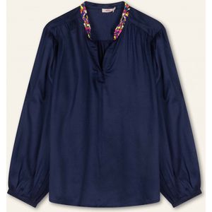 Oilily - Beaton long Blue blouse - Blauw - 44