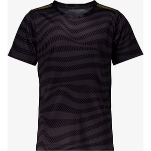 Dutchy Dry kinder voetbal T-shirt zwart - Maat 110