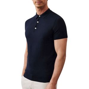 Cavallaro Napoli - Sorrentino Poloshirt Navy - Regular-fit - Heren Poloshirt Maat S