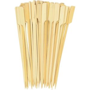 Luxe Sate Prikkers 15 CM met vierkante greepjes (50 Stuks)