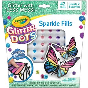 CRAYOLA Game Glitter Dots Sparkle 3D-vullingen