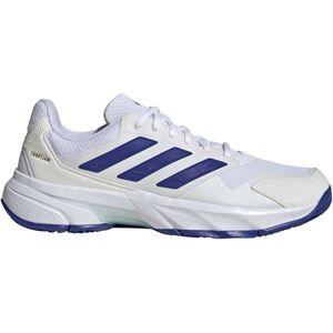 Adidas Courtjam Control 3 Hardcourt Schoenen Wit,Blauw EU 42 Man