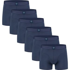 A-dam Harm (Multipack 6 stuks) - Boxershort - Katoen - Onderbroek - Ondergoed - Heren - Marine - S