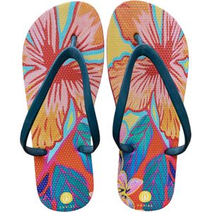 Owniez Flip Flops - Bloemen Print Slippers - Dames - Comfortabele en Duurzame Slippers - Maat 41/42