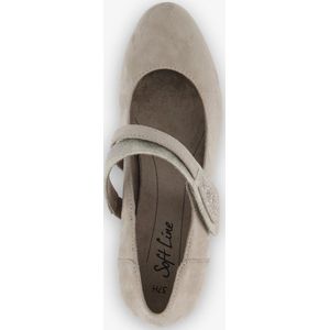 Softline dames pumps met bandje taupe - Bruin - Maat 39