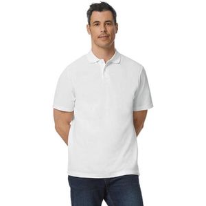 Gildan - Softstyle Piqué Polo - White maat 4XL