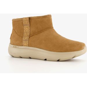 Skechers On The Go Encore suede dames laarsjes - Bruin - Echt leer - Uitneembare zool - Maat 40