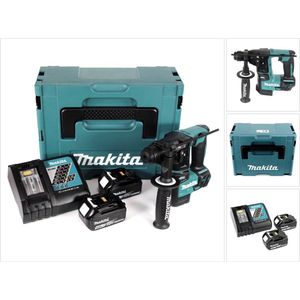 Makita DHR 171 RMJ accuklopboormachine Brushless SDS Plus 18V 1.2J + 2x accu 4.0Ah + lader + Makpac