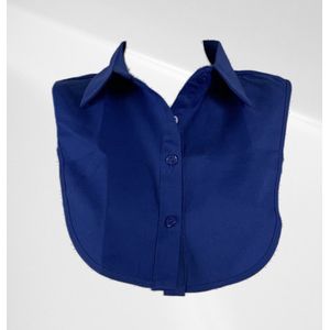 Blouse kraagje - Blauw - In verschillende kleuren - Katoen