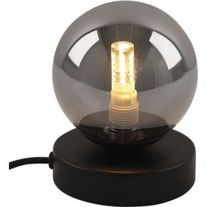 Olucia Stacy - Design Tafellamp - Aluminium/Glas - Grijs;Zwart