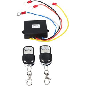 12V 24V Draadloze Lier Afstandsbediening Kit - Schakelaar Ontvanger Universeel Truck ATV SUV