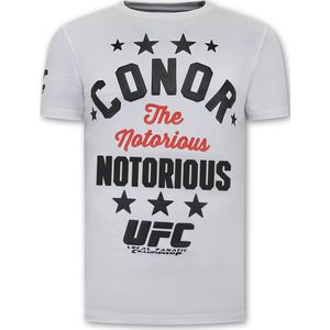 The Notorious Conor Print Shirt Heren - UFC - Wit