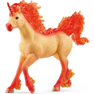 schleich BAYALA - Elementa Vuur Eenhoorn Hengst - Unicorn speelgoed - 70756