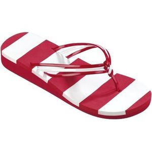 Beco Teenslippers Dames Rood/wit Maat 42