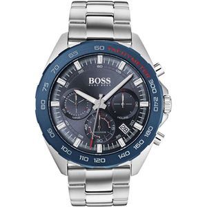 Boss herenhorloge chr stl stl INTENSITY 44mm